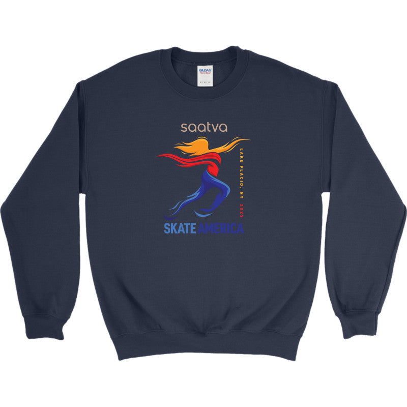2025 Saatva Skate America - Gildan Heavy Blend Crewneck sweatshirt