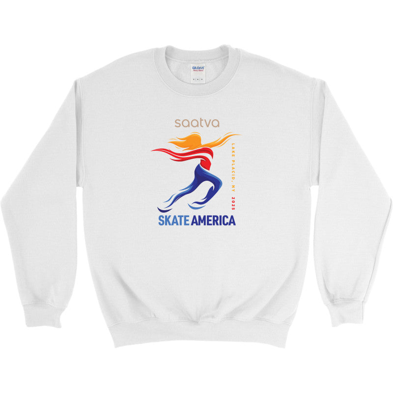 2025 Saatva Skate America - Gildan Heavy Blend Crewneck sweatshirt