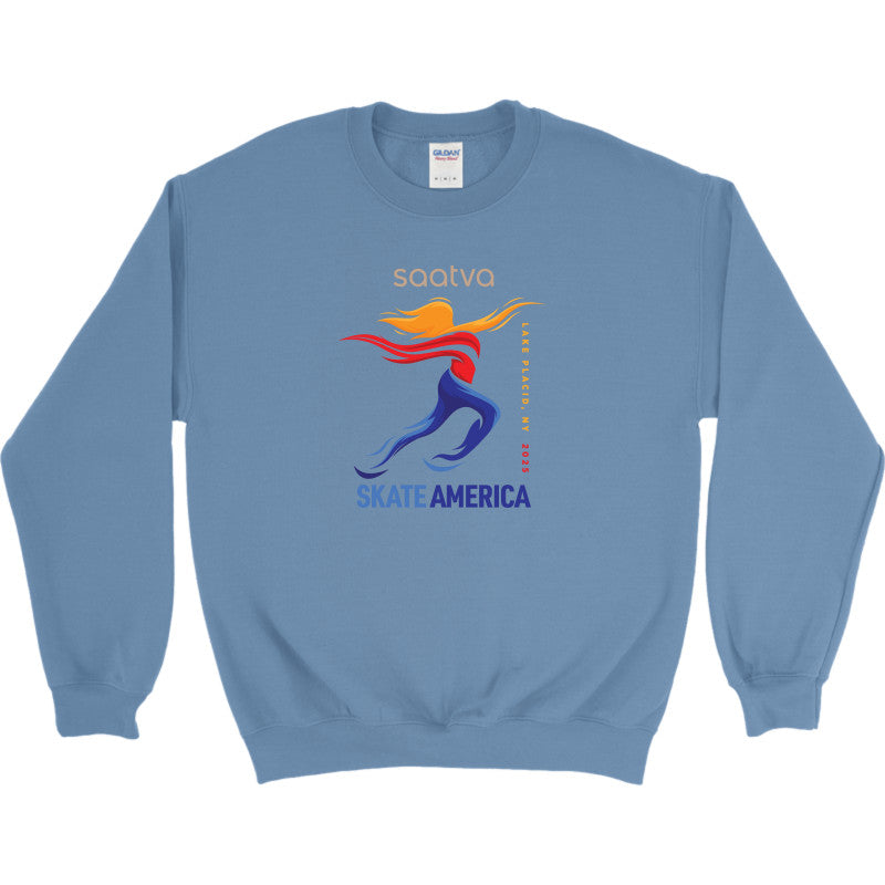 2025 Saatva Skate America - Gildan Heavy Blend Crewneck sweatshirt