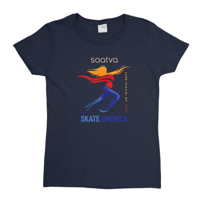 2025 Saatva Skate America - Gildan Women's 100% Heavy Cotton Tee