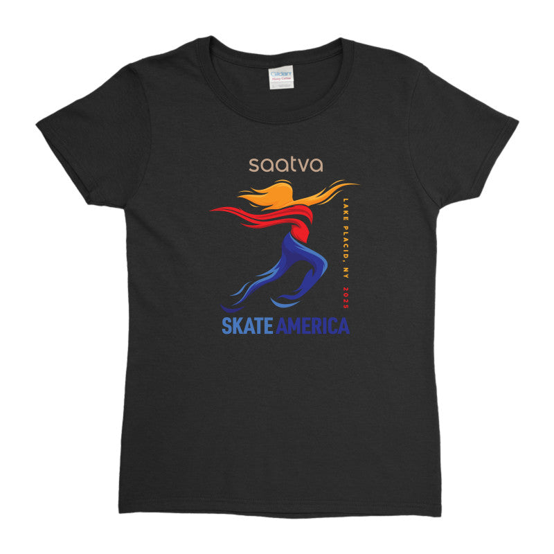 2025 Saatva Skate America - Gildan Women's 100% Heavy Cotton Tee