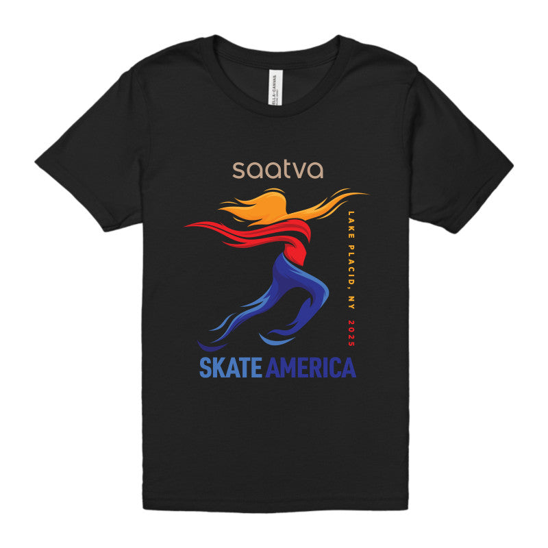 2025 Saatva Skate America - Bella + Canvas Youth Unisex Jersey Tee