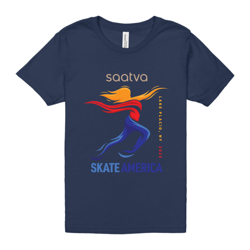 2025 Saatva Skate America - Bella + Canvas Youth Unisex Jersey Tee