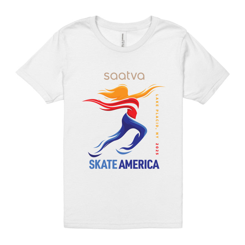 2025 Saatva Skate America - Bella + Canvas Youth Unisex Jersey Tee