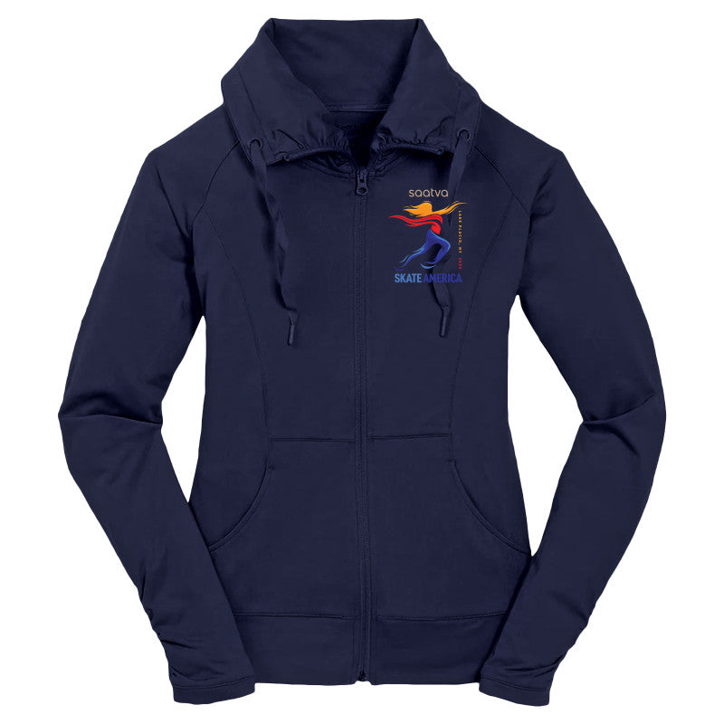 2025 Saatva Skate America - Sport-Tek® Ladies Sport-Wick® Stretch Full-Zip Jacket