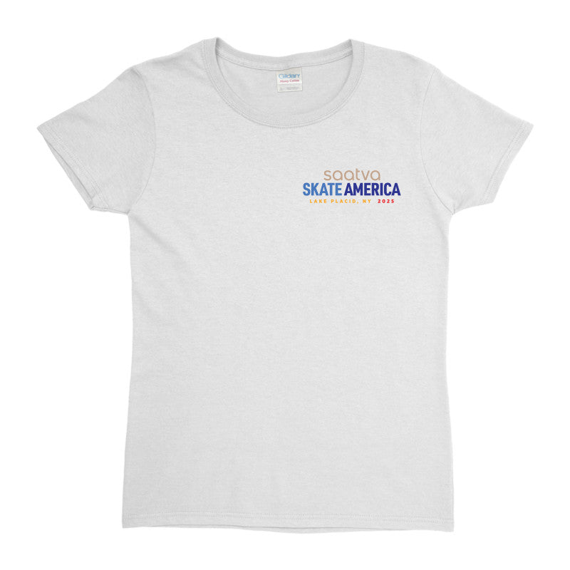 2025 Saatva Skate America - Gildan Women's 100% Heavy Cotton Tee