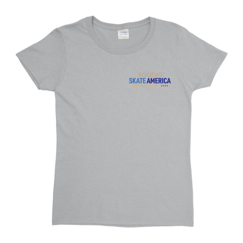 2025 Saatva Skate America - Gildan Women's 100% Heavy Cotton Tee