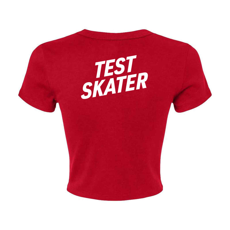 U.S. Figure Skating Test Skater, Ladies' Micro Ribbed Baby Tee