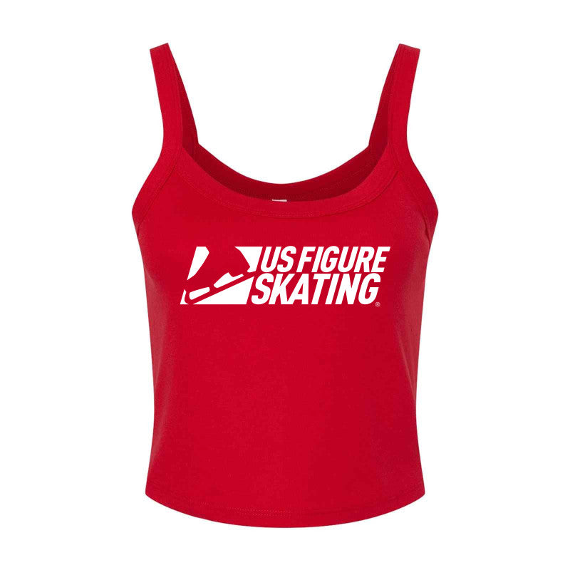 U.S. Figure Skating Test Skater, Ladies' Micro Ribbed Scoop Tank