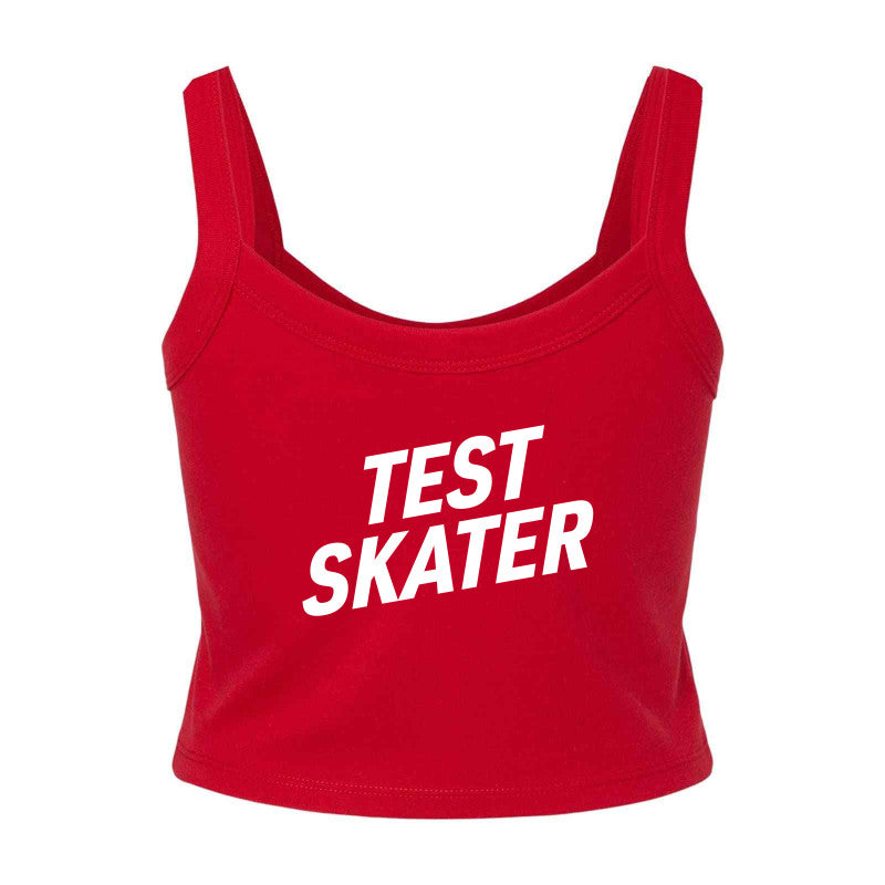 U.S. Figure Skating Test Skater, Ladies' Micro Ribbed Scoop Tank