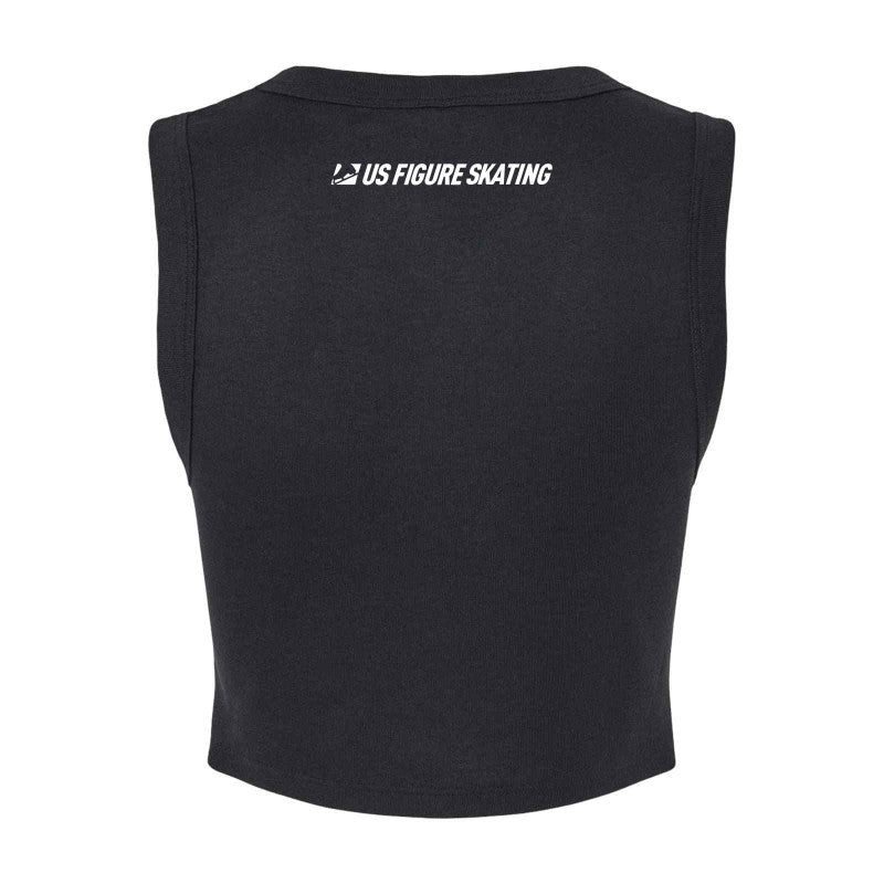 Bella + Canvas Ladies' Micro Rib Muscle Crop Tank