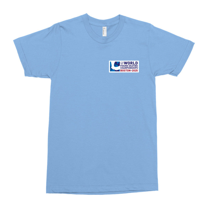 World Figure Skating Championships® BOSTON 2025, American Apparel Unisex T-Shirt