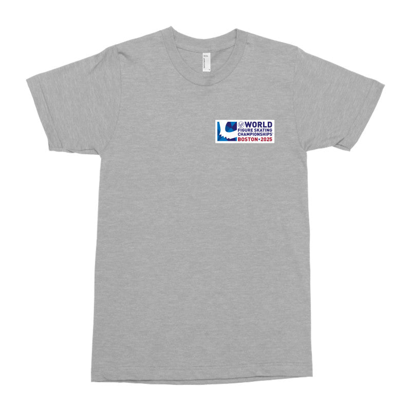 World Figure Skating Championships® BOSTON 2025, American Apparel Unisex T-Shirt