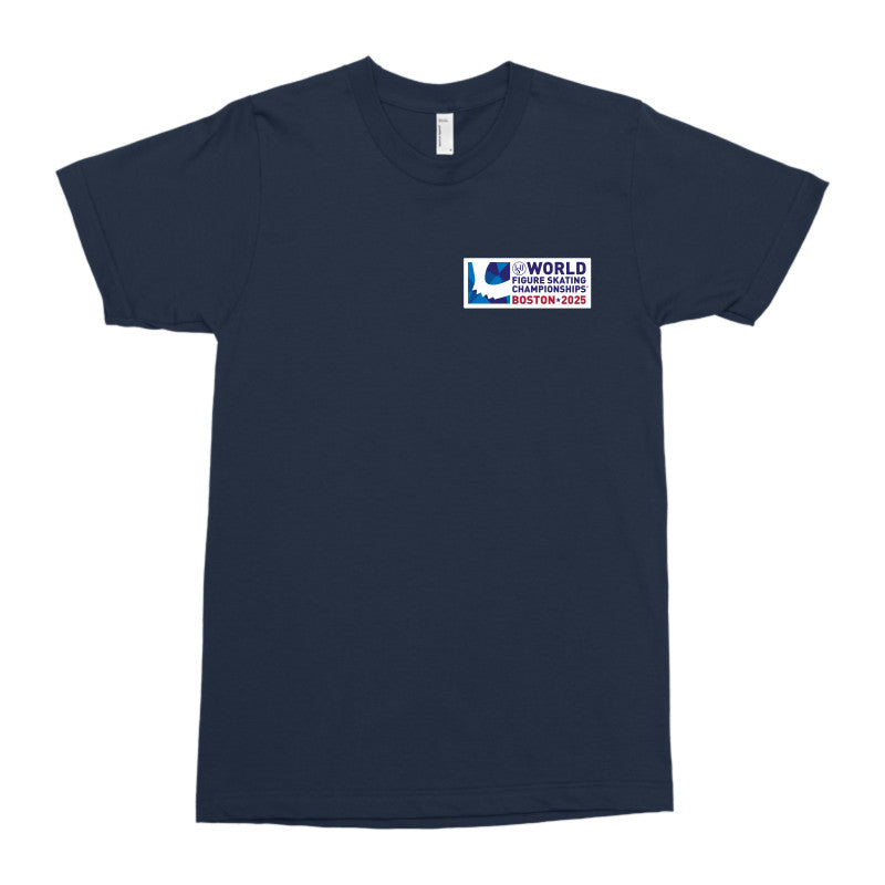 World Figure Skating Championships® BOSTON 2025, American Apparel Unisex T-Shirt