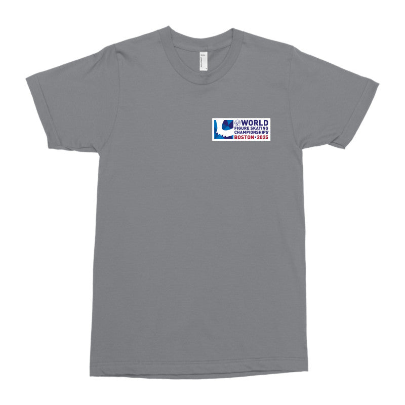 World Figure Skating Championships® BOSTON 2025, American Apparel Unisex T-Shirt