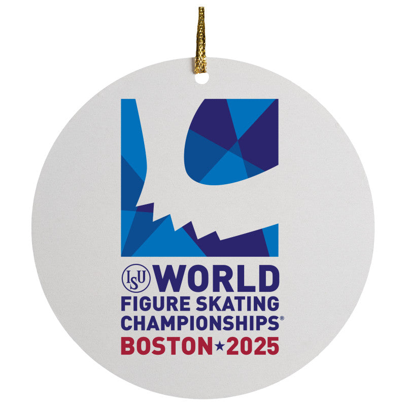 World Figure Skating Championships® BOSTON 2025, Ceramic Circle Ornament
