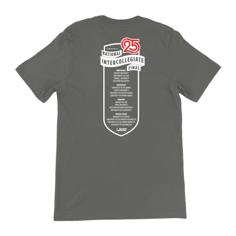 National Intercollegiate Final Team List, Unisex SS Tee