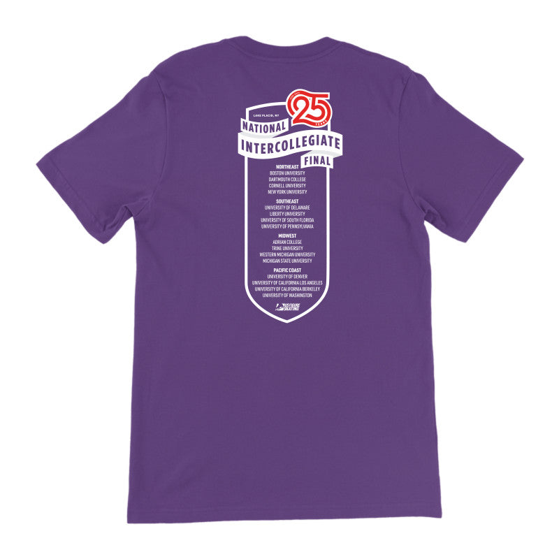 National Intercollegiate Final Team List, Unisex SS Tee