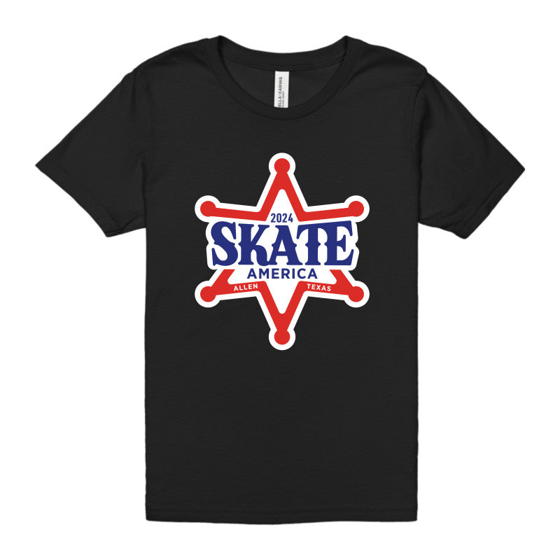 Skate America 2024, Bella + Canvas YOUTH Unisex Jersey Tee