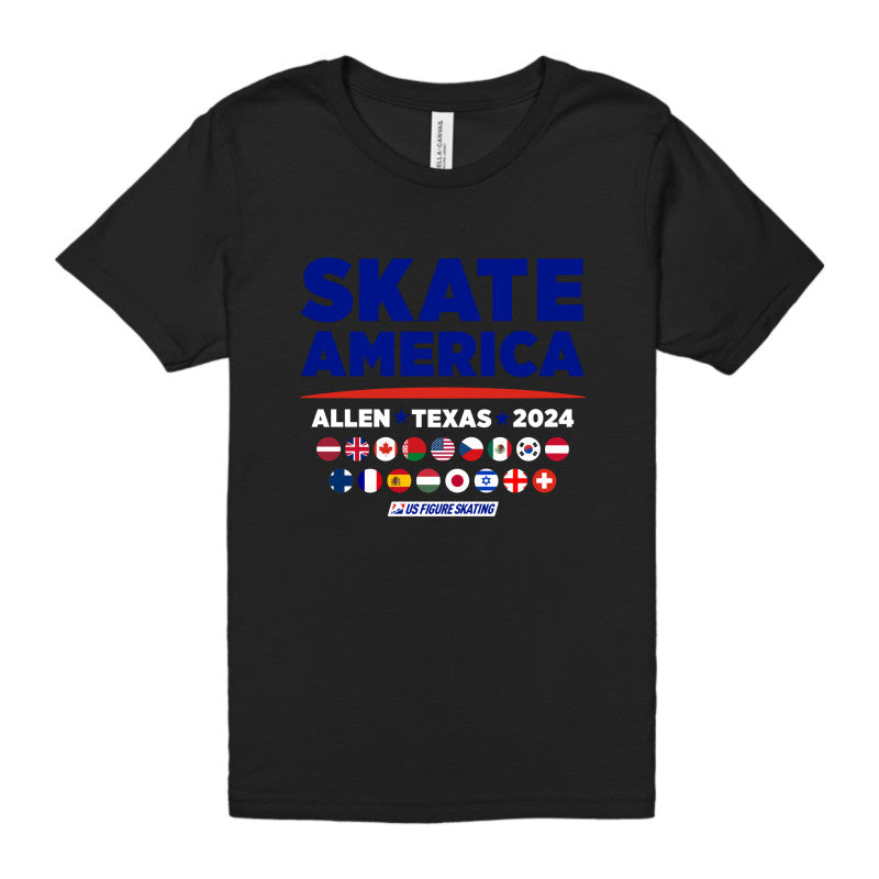 Skate America 2024, Bella + Canvas YOUTH Unisex Jersey Tee