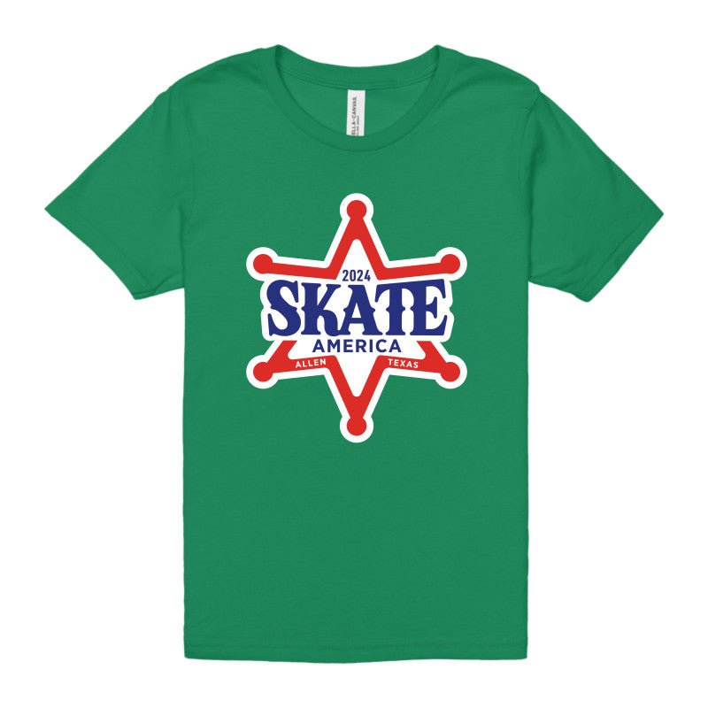 Skate America 2024, Bella + Canvas YOUTH Unisex Jersey Tee