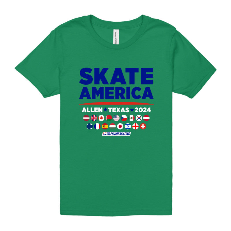 Skate America 2024, Bella + Canvas YOUTH Unisex Jersey Tee