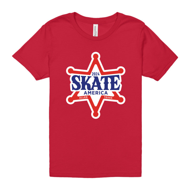 Skate America 2024, Bella + Canvas YOUTH Unisex Jersey Tee