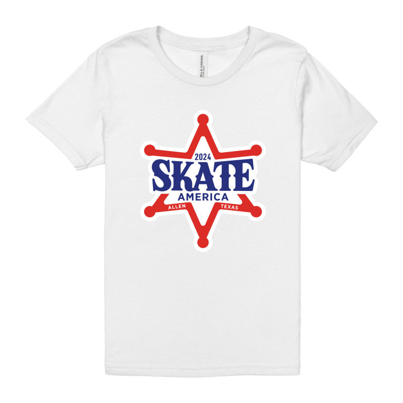 Skate America 2024, Bella + Canvas YOUTH Unisex Jersey Tee