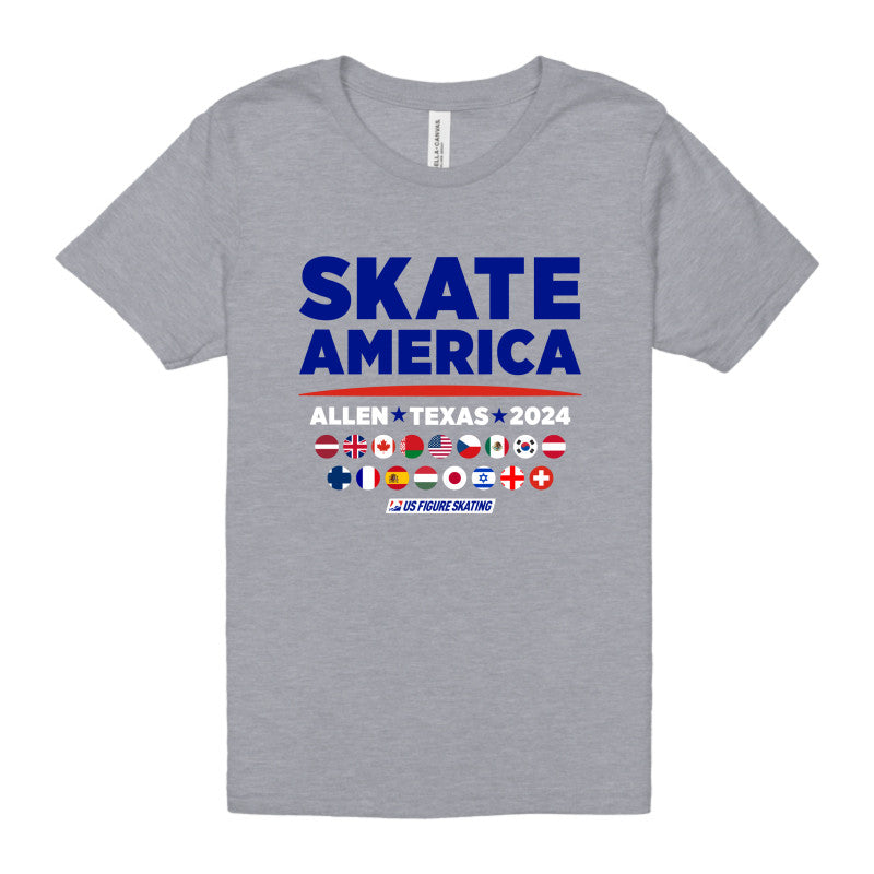 Skate America 2024, Bella + Canvas YOUTH Unisex Jersey Tee