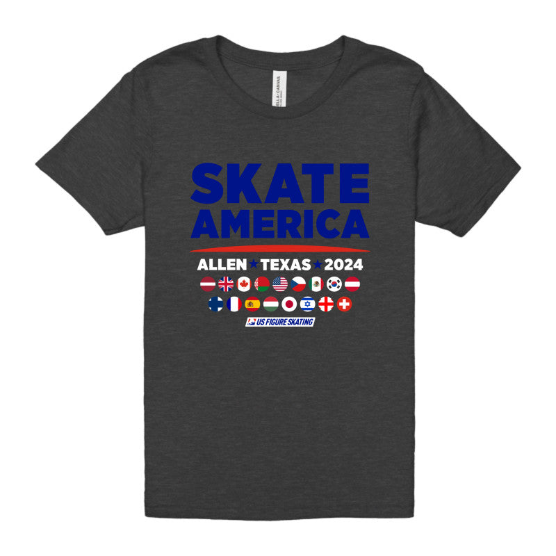 Skate America 2024, Bella + Canvas YOUTH Unisex Jersey Tee