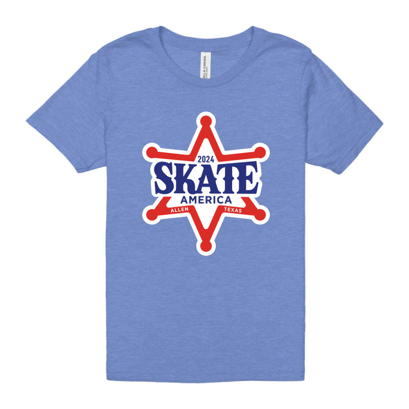 Skate America 2024, Bella + Canvas YOUTH Unisex Jersey Tee