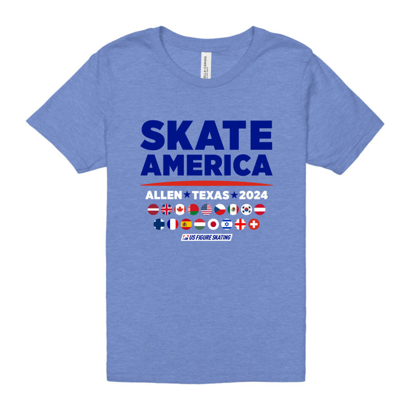 Skate America 2024, Bella + Canvas YOUTH Unisex Jersey Tee
