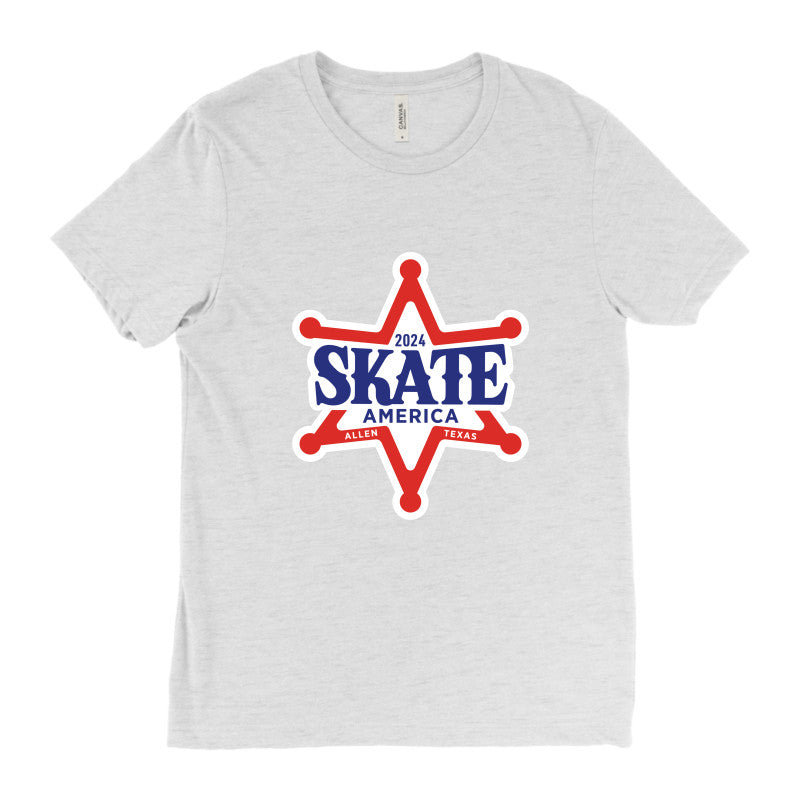 Skate America 2024, Bella + Canvas Unisex Triblend T-shirt