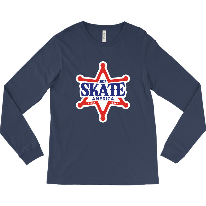 Skate America 2024, Bella + Canvas Unisex Jersey Long-Sleeve T-shirt