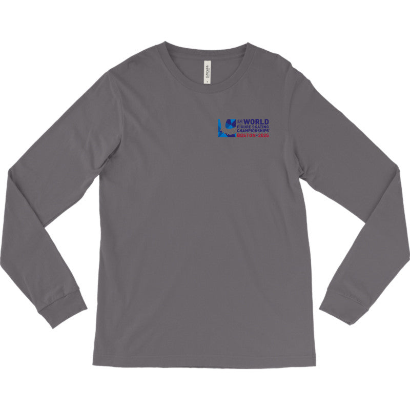 World Figure Skating Championships® 2025, Bella + Canvas Unisex Jersey Long-Sleeve T-shirt