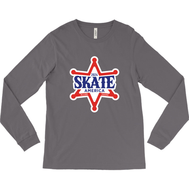 Skate America 2024, Bella + Canvas Unisex Jersey Long-Sleeve T-shirt