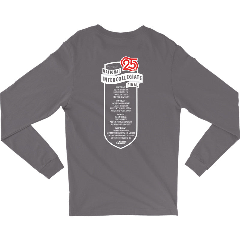 National Intercollegiate Final Team List, Bella + Canvas Unisex Jersey Long-Sleeve T-shirt
