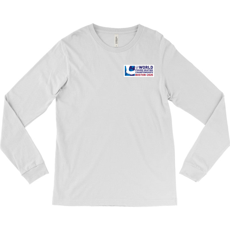 World Figure Skating Championships® BOSTON 2025, Bella + Canvas Unisex Jersey Long-Sleeve T-shirt