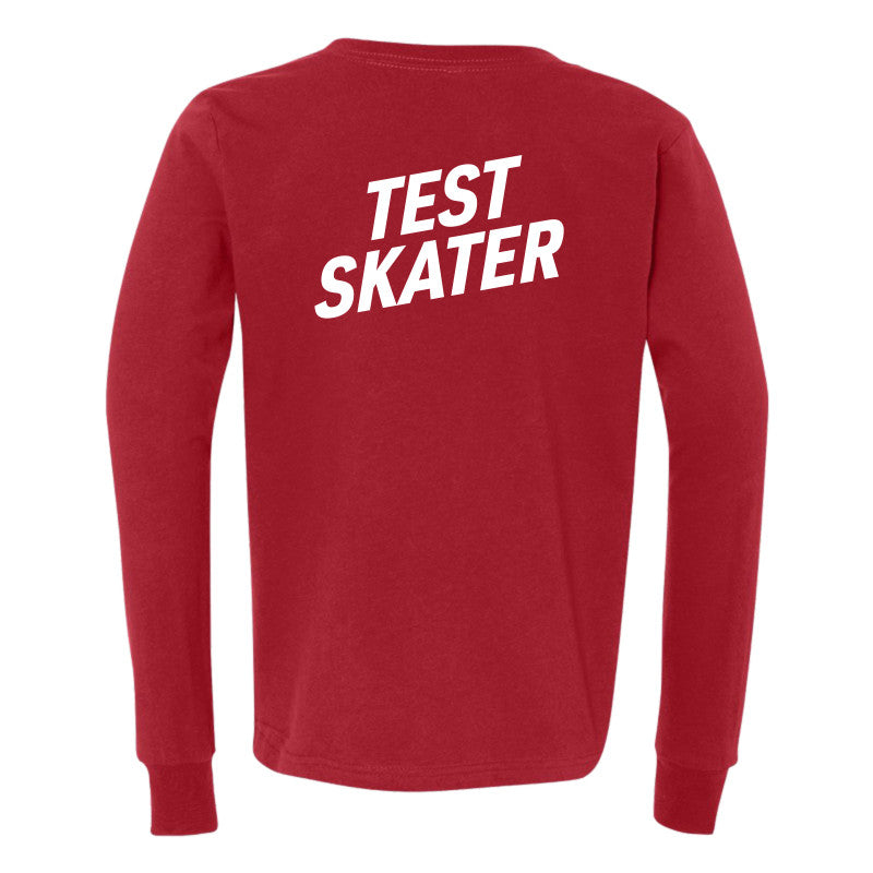 U.S. Figure Skating Test Skater, Youth Jersey Long Sleeve Tee