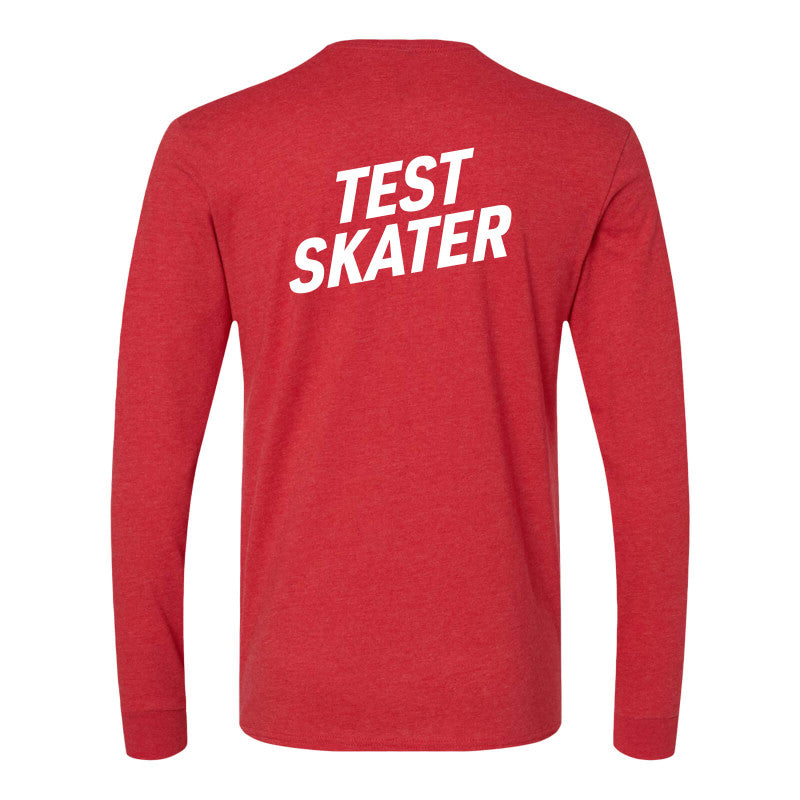 U.S. Figure Skating Test Skater, Men's Long Sleeve T-Shirt