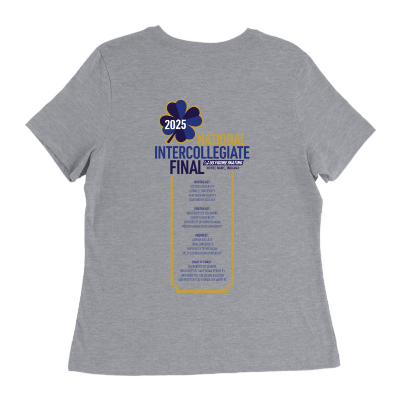 2025 National Intercollegiate Final Women's Relaxed Jersey Tee