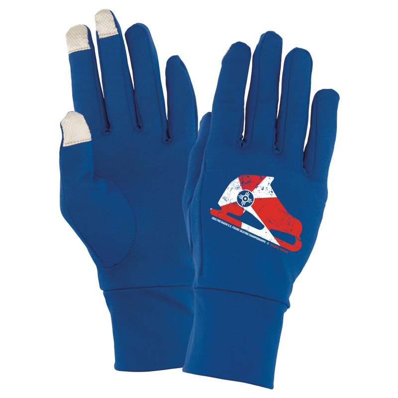 2025 U.S. Figure Skating Championships Augusta Sportswear Adult Tech Gloves