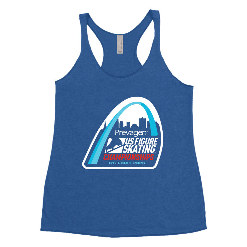 2026 U.S. Figure Skating Championships Next Level Apparel Ladies' Triblend Raceback Tank