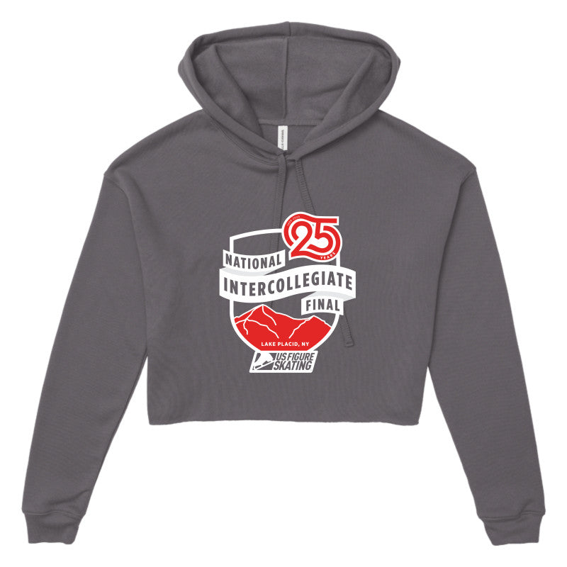 National Intercollegiate Final Team List, Bella + Canvas Women's Cropped Fleece Hoodie