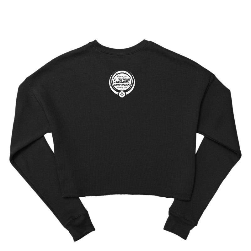 2025 U.S. Figure Skating Championships Bella + Canvas Ladies' Cropped Fleece Crew