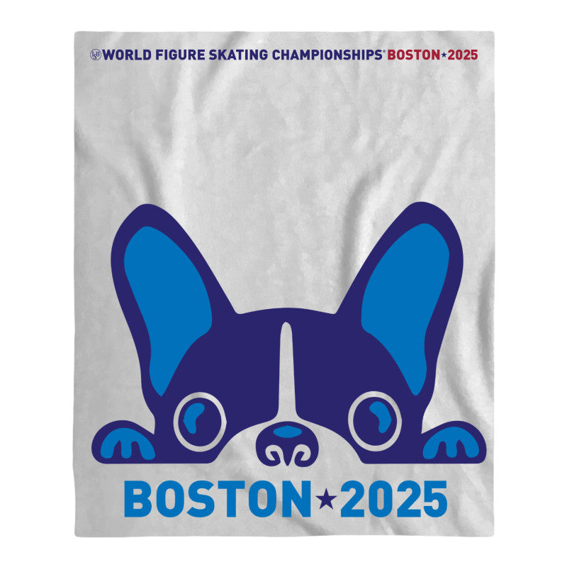 World Figure Skating Championships® 2025, 60" x 80" Full Color Poly Flannel Blanket