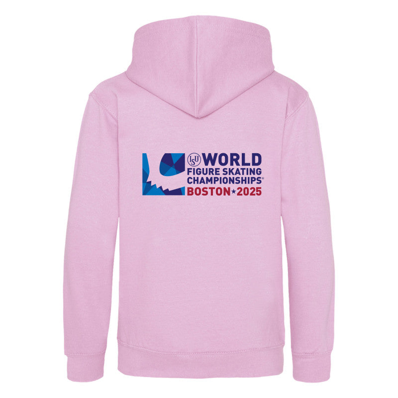 World Figure Skating Championships® BOSTON 2025, Just Hoods Youth Hooded Sweatshirt