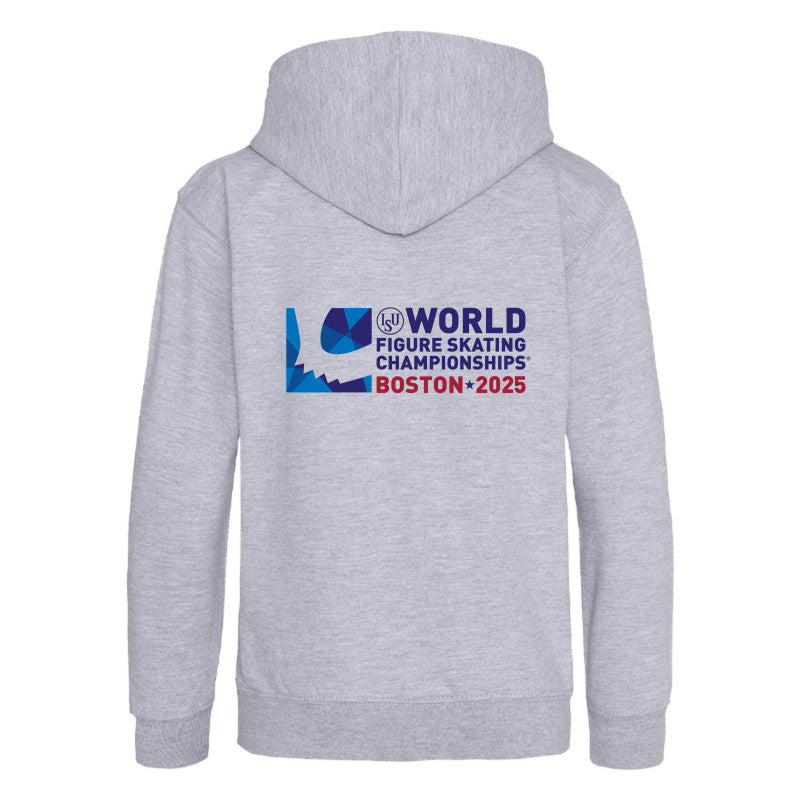 World Figure Skating Championships® BOSTON 2025, Just Hoods Youth Hooded Sweatshirt