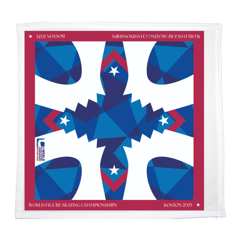World Figure Skating Championships® 2025, 16" Bandanna Hemmed