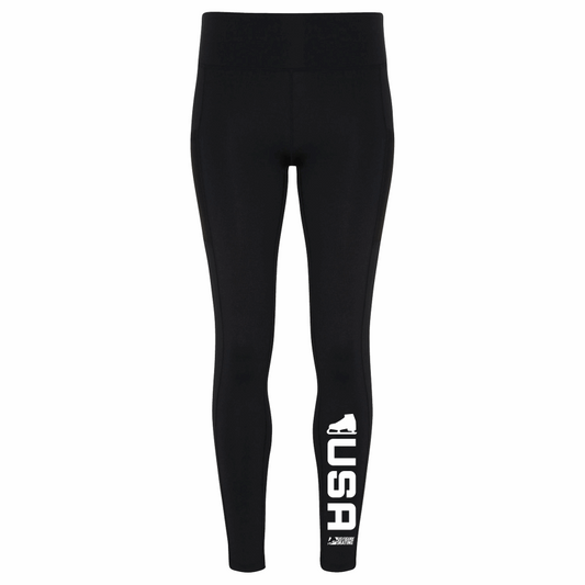 Skate USA Pocket Danica Leggings - U.S. Figure Skating